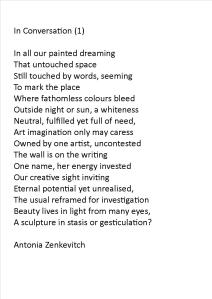 a response to an art piece by Sarah Jane Terry